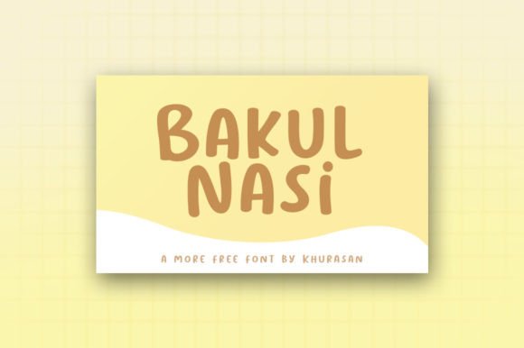 Bakul Nasi: The Modern Display Font for Polished Branding