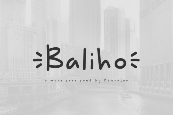 Baliho: The Modern Display Typeface for High-Impact Campaigns