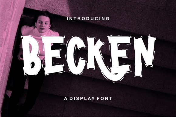 Becken: A Bold Display Font for Digital Creativity