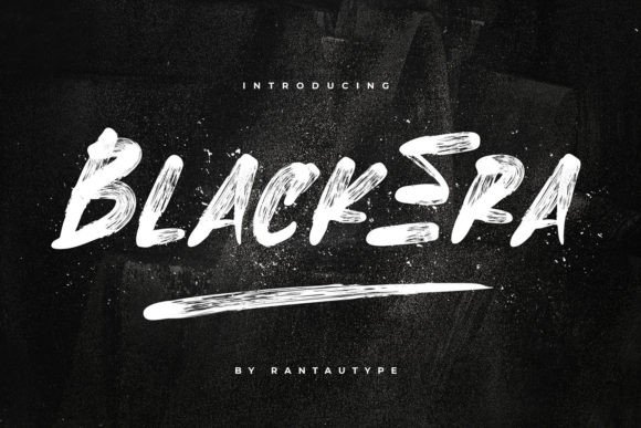 Black Era: A Modern Display Font for Handmade Brands