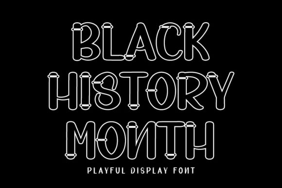 Black History Month Font for Bold Editorial Designs