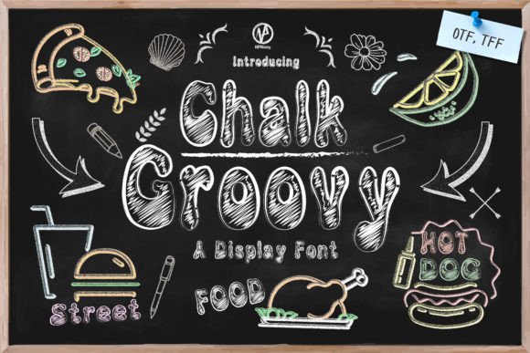 Chalk Groovy: The Retro Display Font for Editorial Design