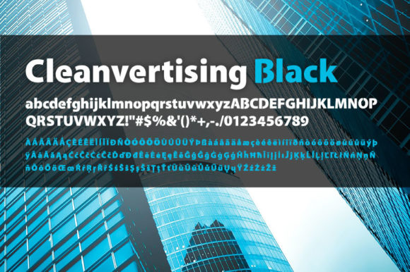 Cleanvertising: A Whimsical Display Font for Creative Makers