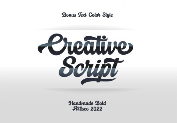 Creative Script: A Contemporary Display Typeface for Modern Branding