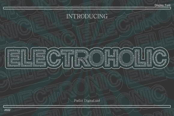 Electroholic: The Perfect Display Font for Modern Brand Identity