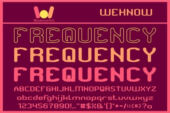Frequency: The Sci-Fi Typeface for Bold Brand Identity