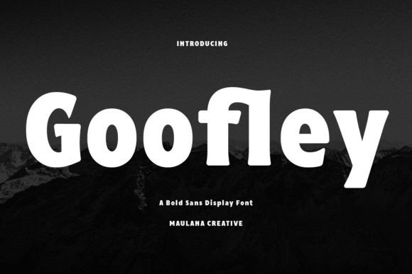 Goofley: The Semi-Serif Display Font for Editorial Design