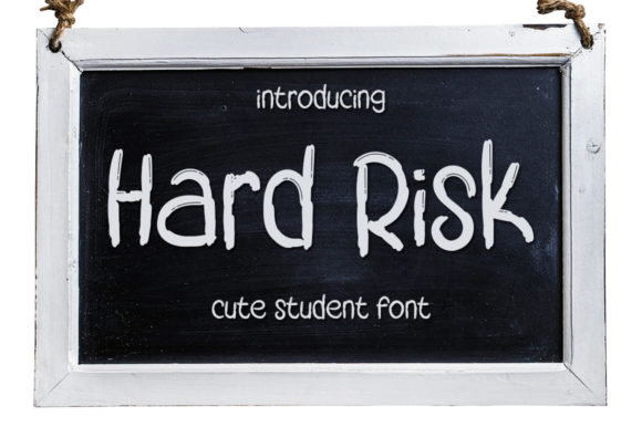 Hard Risk: A Cool Display Font for Modern Web Design