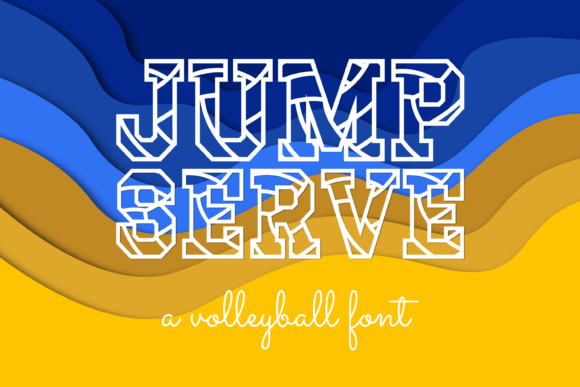 Jump Serve Font for Modern Branding and Creative Projects