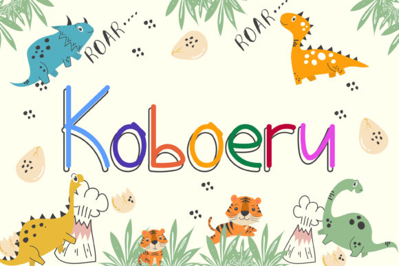Koboeru: A Playful Display Font for Digital Creativity