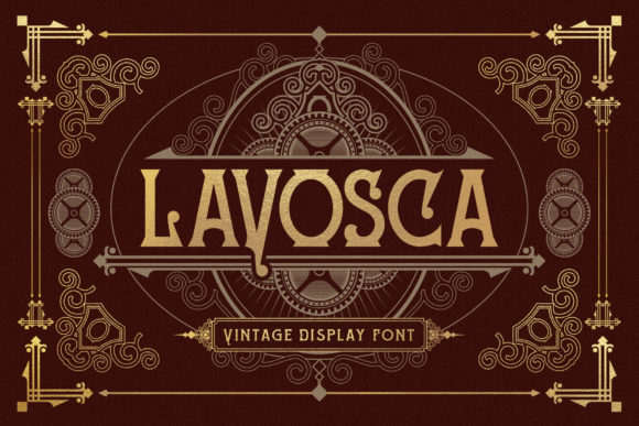 Lavosca: A Vintage-Styled Font for Bold Branding