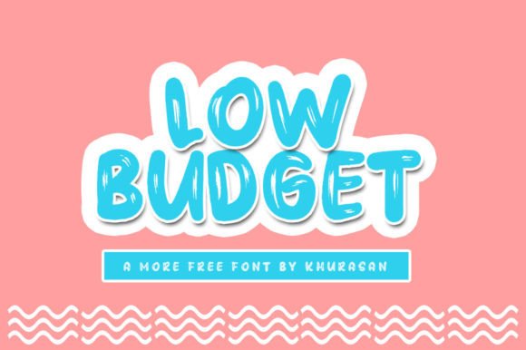 Low Budget: A Modern Display Typeface for Editorial Design