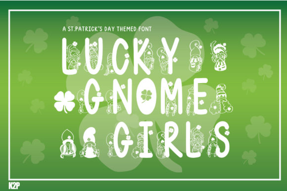 Lucky Gnome Girls Font for Handmade Creations