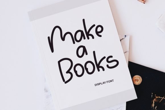 Make a Books: The Handwritten Font for Polished Branding