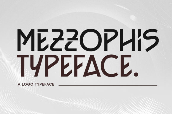 Mezzophis Typeface for Bold Branding and Futuristic Design