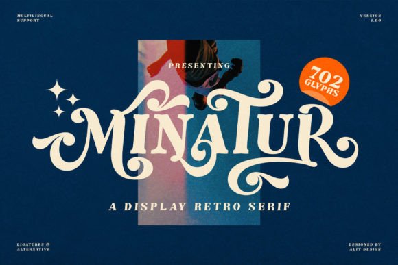 Minatur: A Stylish Display Font for Modern Branding Projects