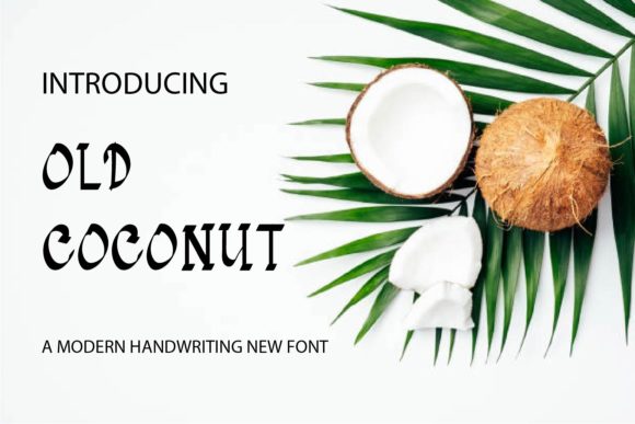 Old Coconut Font: A Casual Display Font for Creative Projects