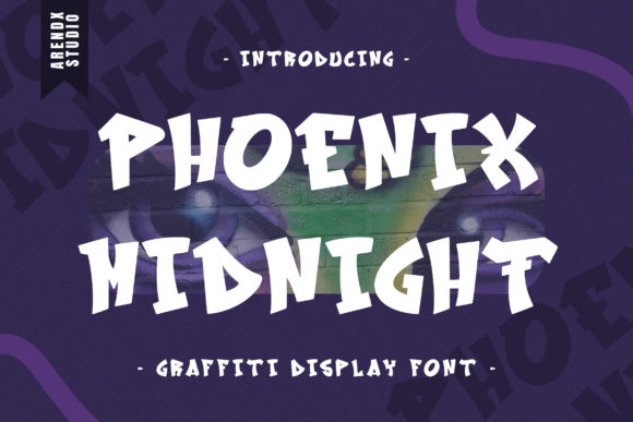 Phoenix Midnight: A Graffiti Font That Breathes Life into Creative Projects