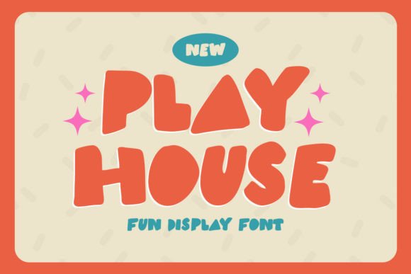 Play House: The Bold Display Font for Fun Crafts and Designs