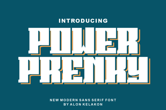 Power Prenky: The Modern Display Font for Bold Business Branding