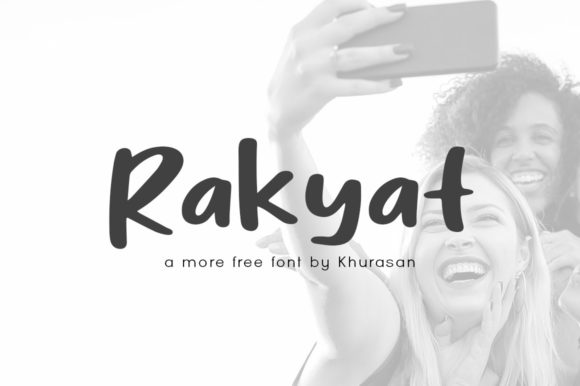 Rakyat: The Modern Display Typeface for Creative Makers