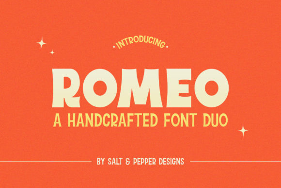 Romeo Duo: A Vintage-Inspired Display Font for Creative Branding