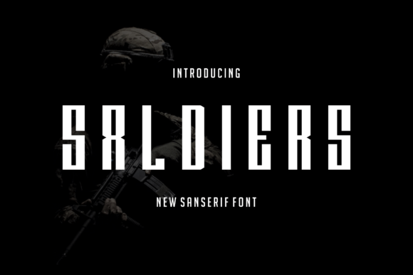 Saldiers: A Bold Display Typeface for Modern Digital Branding