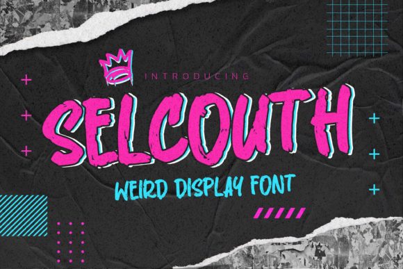 SELCOUTH: The Weird Display Font for Authentic Brand Identity