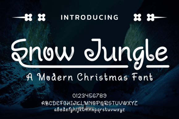 Snow Jungle: A Handwritten Display Typeface for Modern Editorial Design