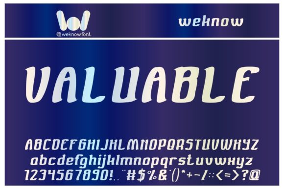 Valuable Font for Modern Web Design Projects